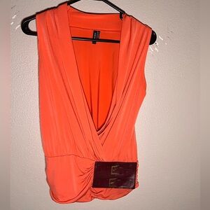 Marciano Melon Color Sleeveless Blouse